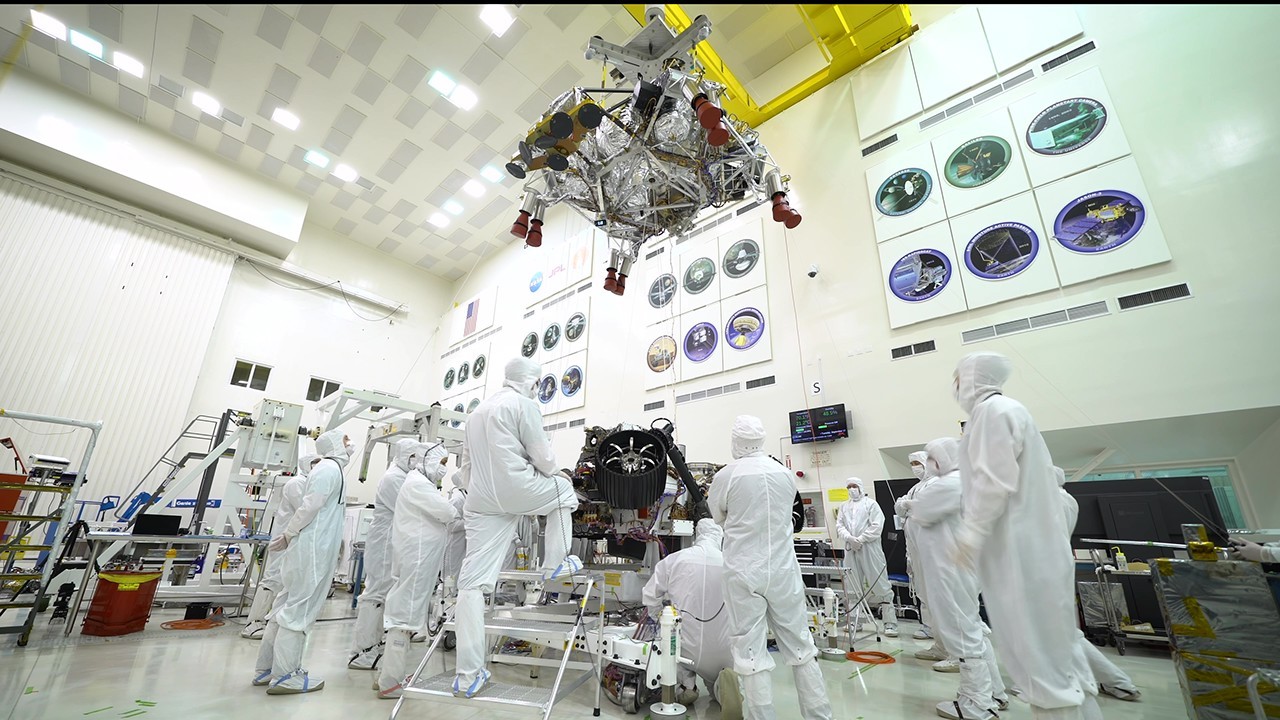 NASA's Mars 2020 Rover Tests Descent-Stage Separation - NASA Science