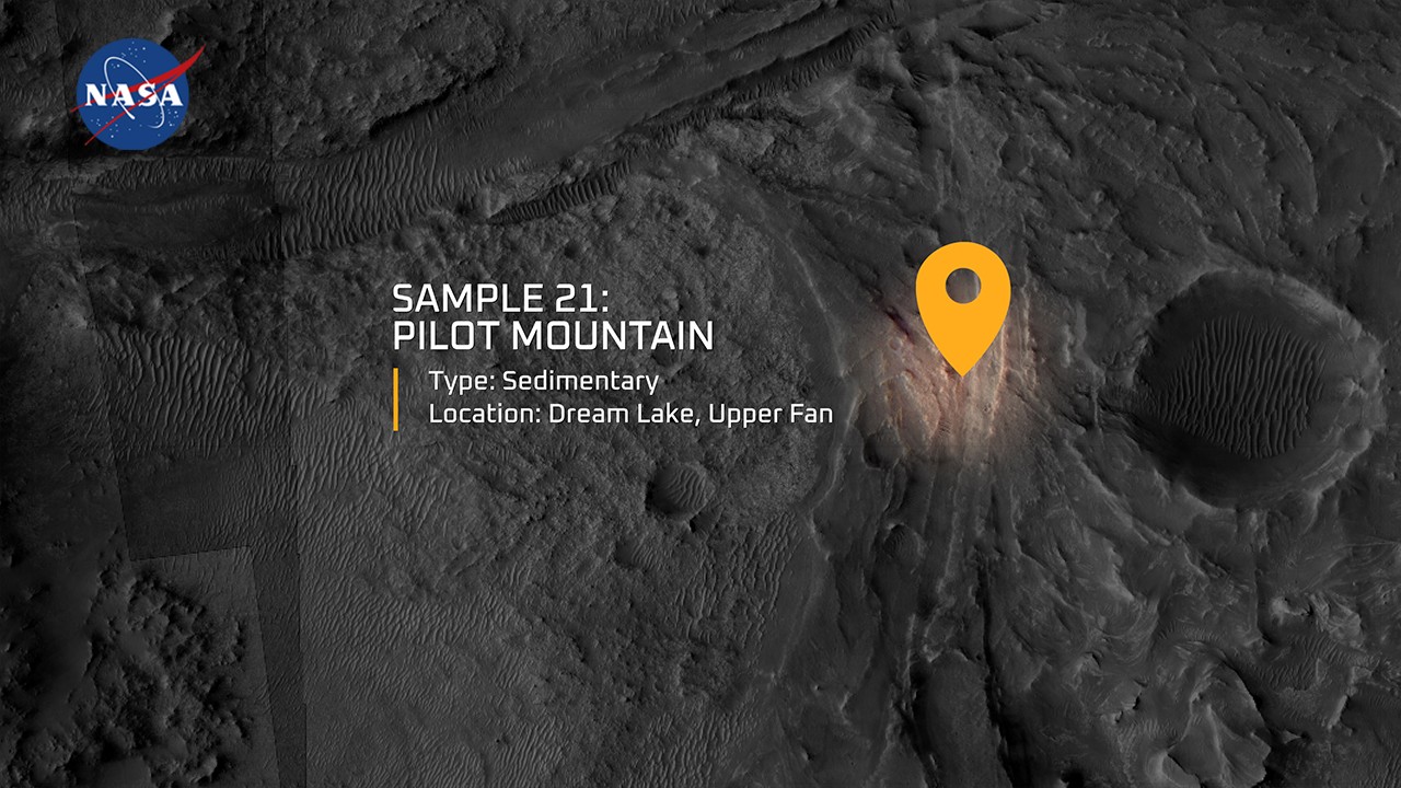 Meet the Mars Samples: Pilot Mountain (Sample 21) - NASA Science