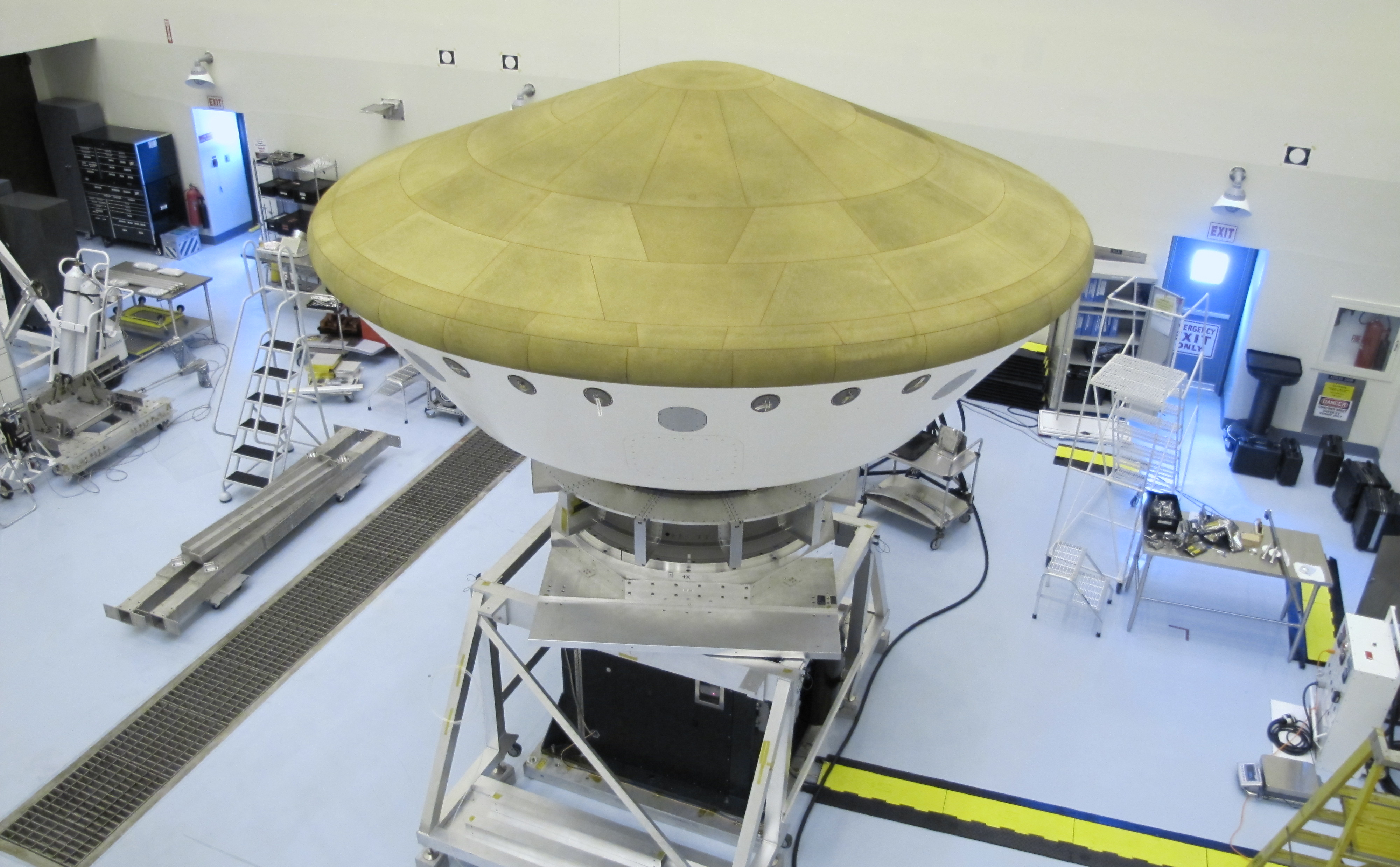 NASA公开素材:火星任务气动热防护壳