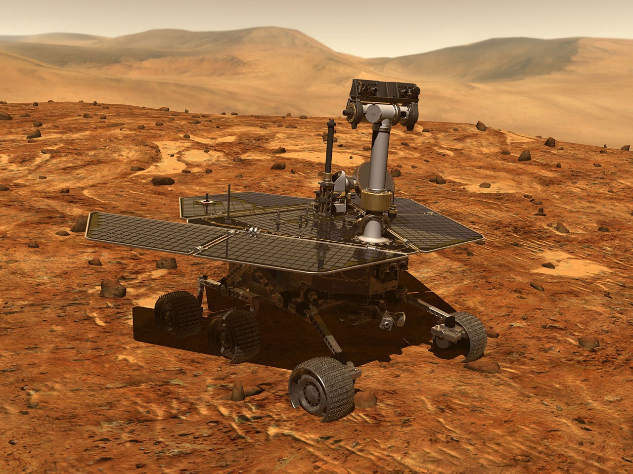 Mercury Rover MER Rover Artist Concept - NASA Science