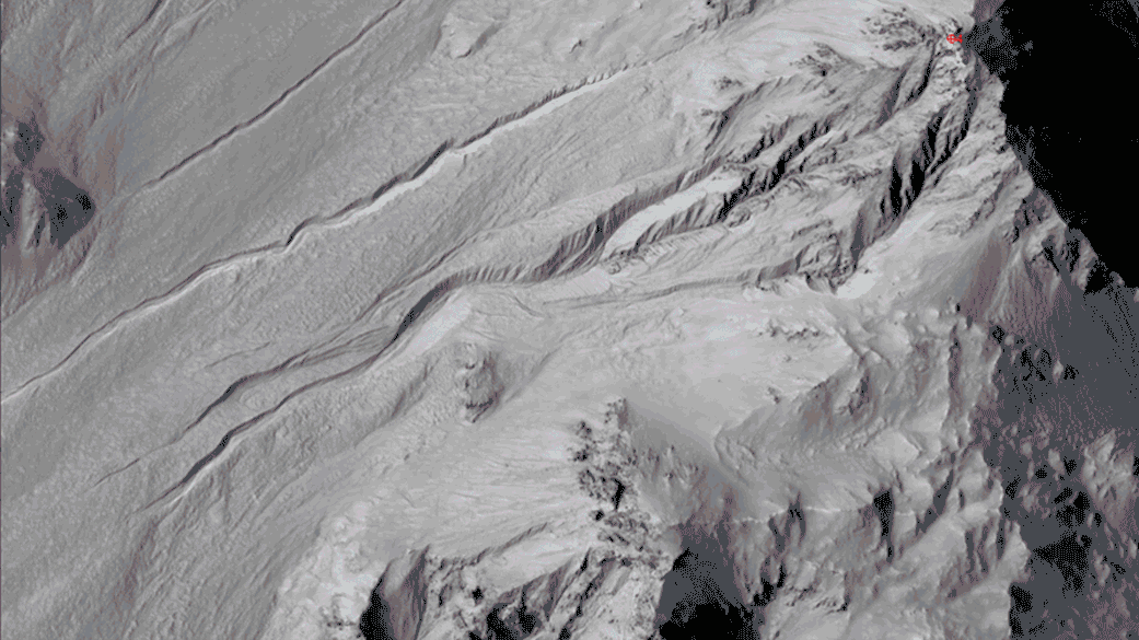 Composition Data Animation About Mars Gullies