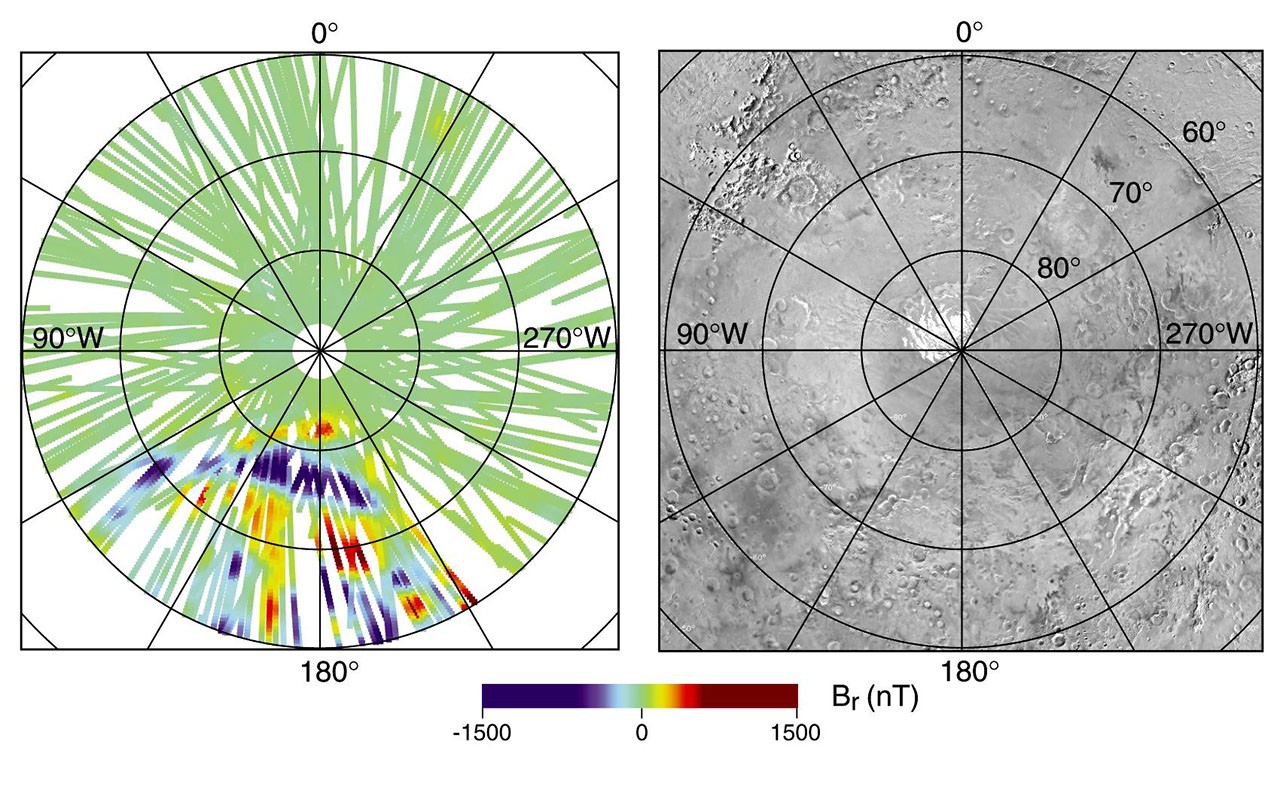 Mag Nasa South Polar Magnetic Anomaly Map (MAG/ER) - NASA Science