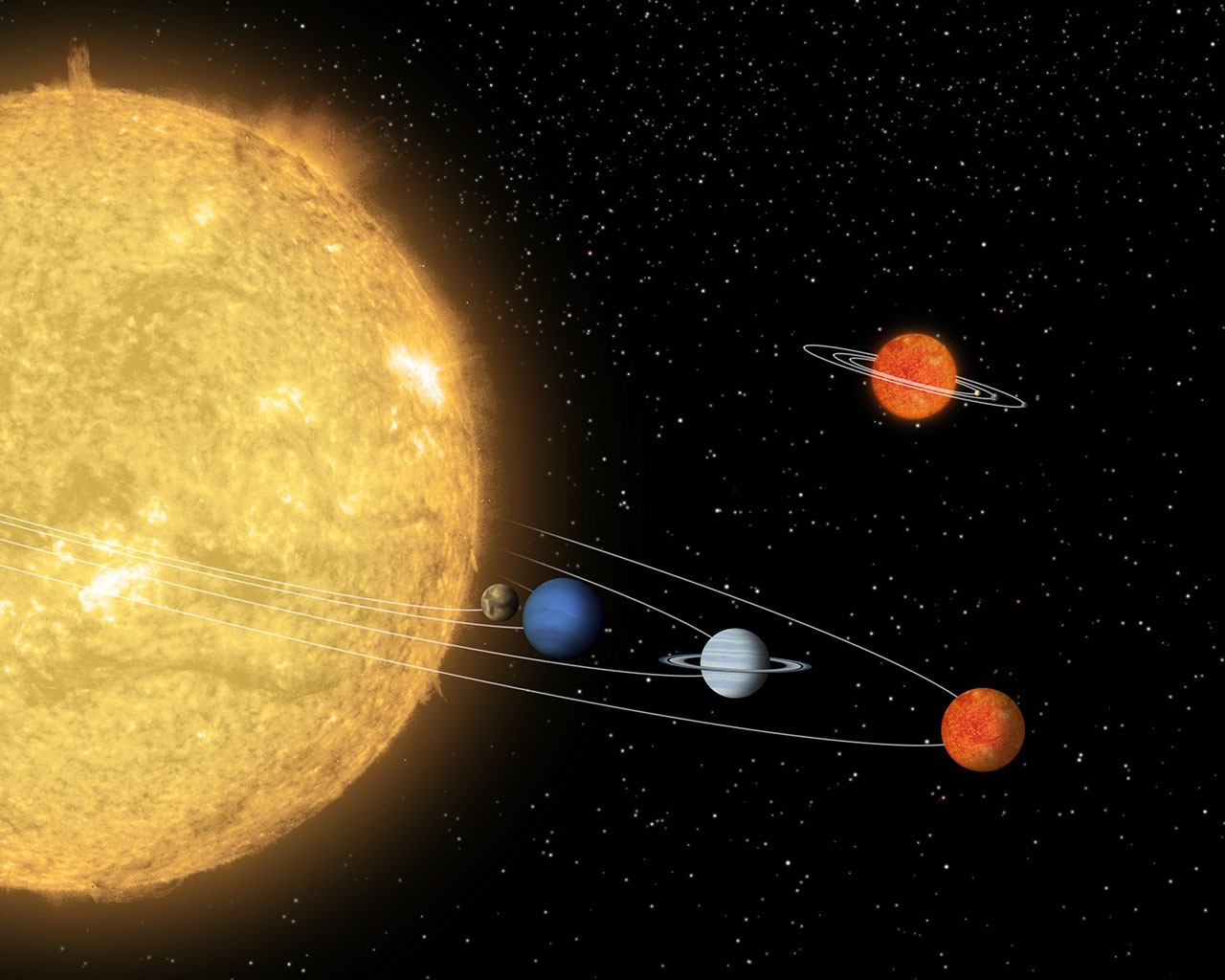 Itsy Bitsy Solar System (Artist's Concept) - NASA Science