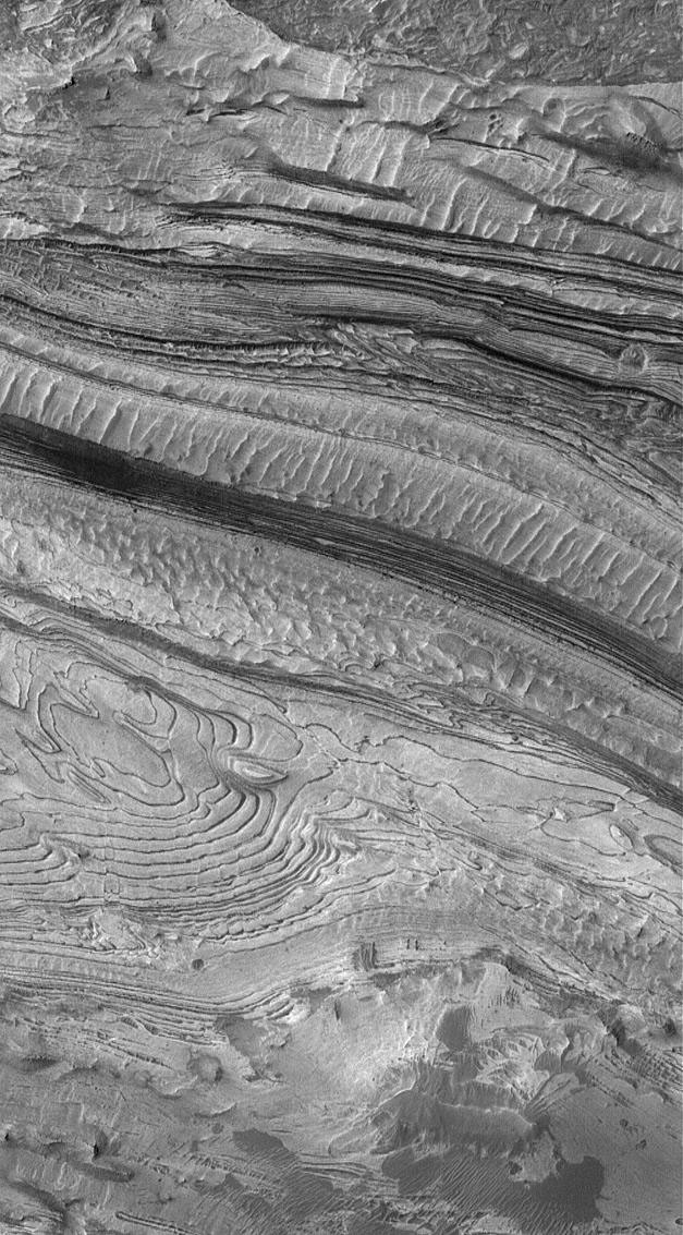 Sedimentary Rock in Candor - NASA Science