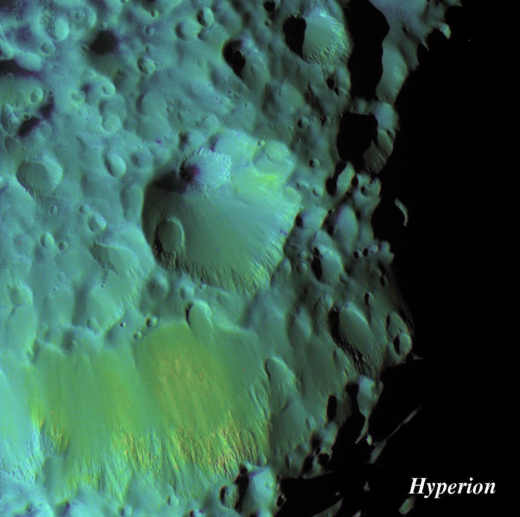 Color Variation on Hyperion - NASA Science