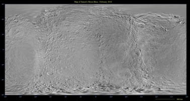 Map of Rhea - February 2010 - NASA Science