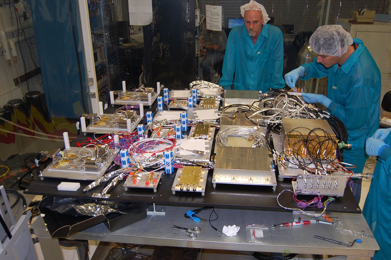 Astronomy Radiometer Aquarius Radiometer in Goodard Space Flight Center Clean Room - NASA ...