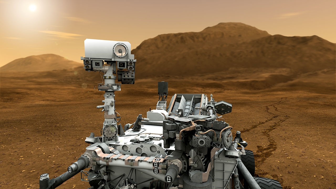 Front Facing View Of A Mars Rover Mars Rover Curiosity in Artist's Concept, Close-up - NASA Science