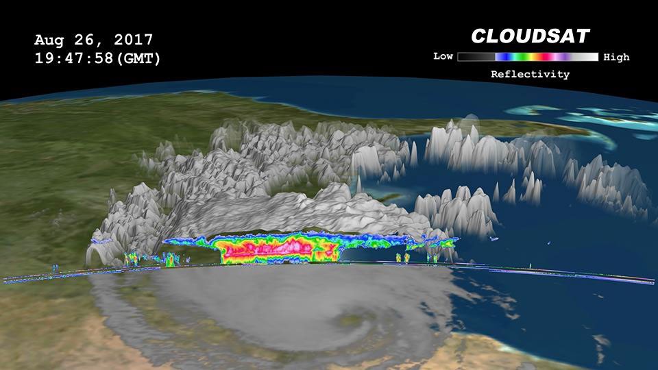 NASA's CloudSat Sees Tropical Storm Harvey in 3D - NASA Science