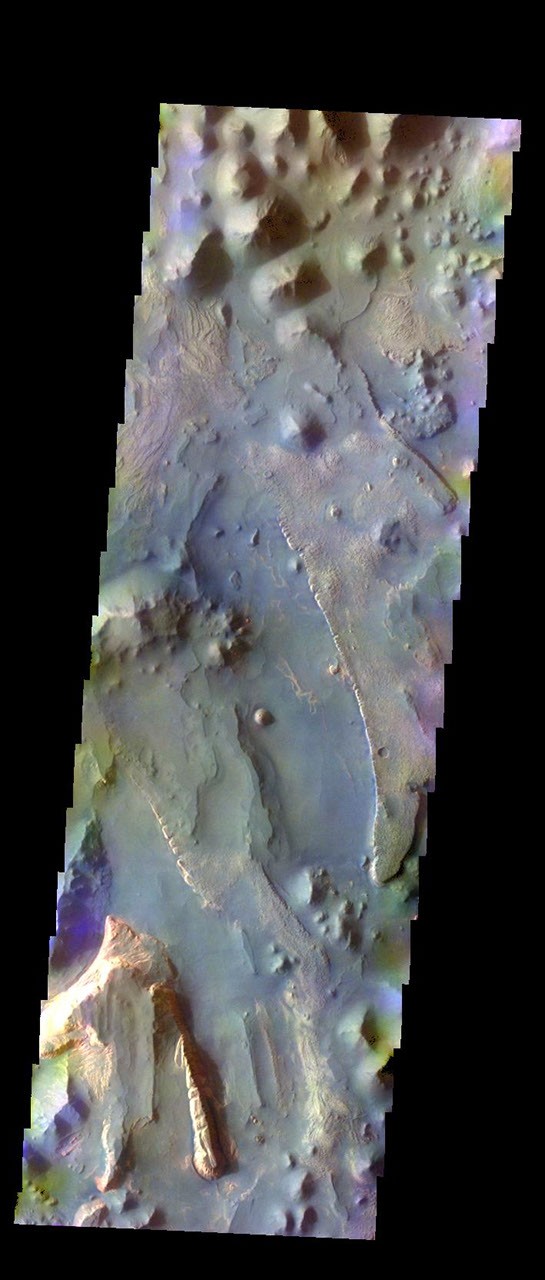 Aureum Chaos - False Color - NASA Science
