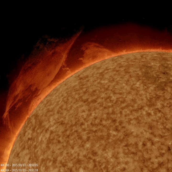 Prominence Science Definition Hefty Prominence Eruption - NASA Science