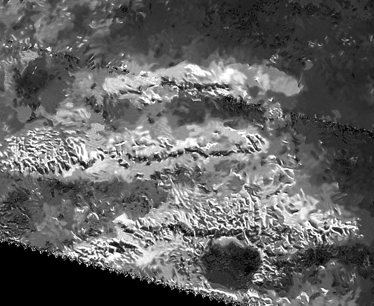 Titan Ridge Volcano Radar View of Titan's Tallest Mountains - NASA Science