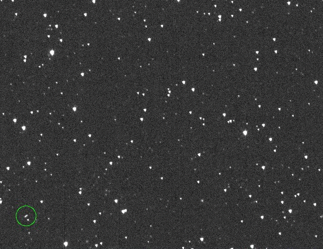 Image of asteroid 2024 YR4
