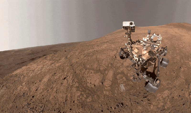 A Dust Devil Photobombs Perseverance!