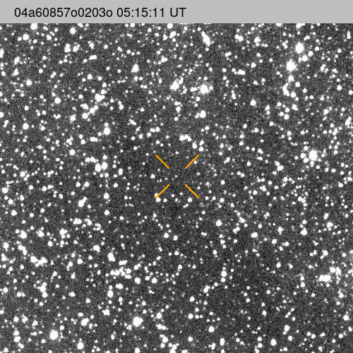 This animation shows the observations of comet 3I/ATLAS when it was discovered on July 1, 2025. The NASA-funded ATLAS survey telescope in Chile first reported that the comet originated from interstellar space.