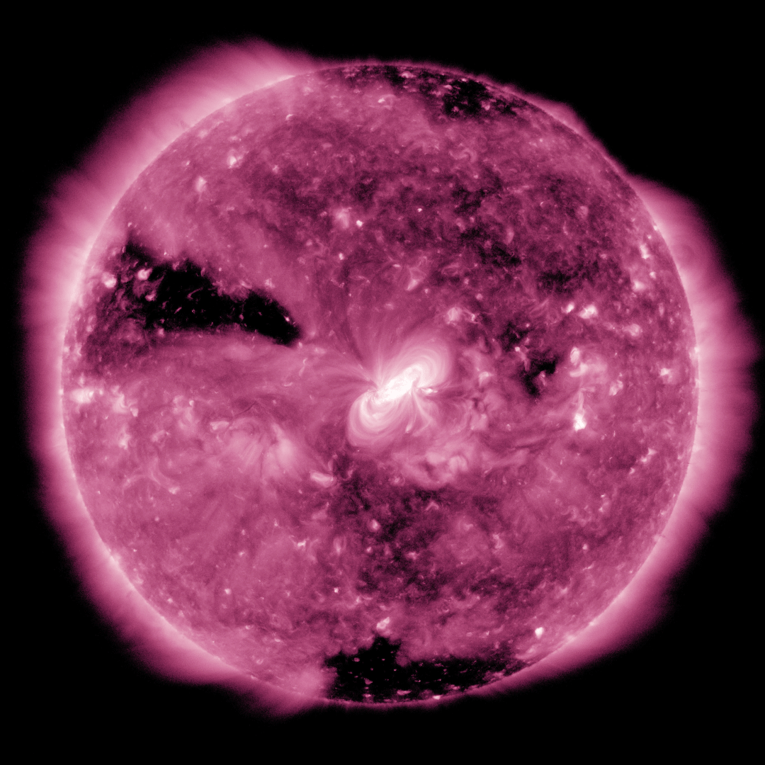 Animation of Sun being blocked by Earth.