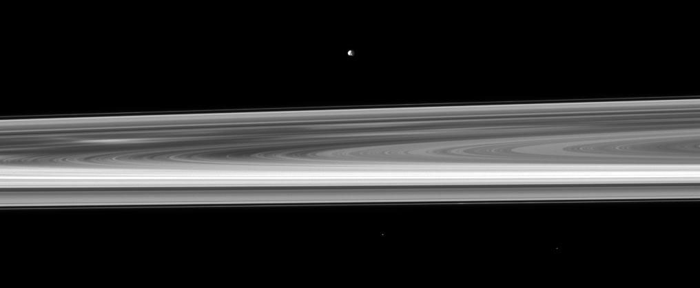 Epimetheus Texture Epimetheus, Rings and Spokes - NASA Science