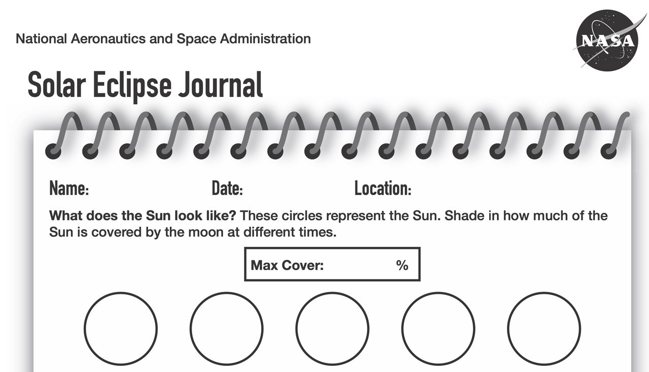GLOBE: Solar Eclipse Journal Worksheet - NASA Science