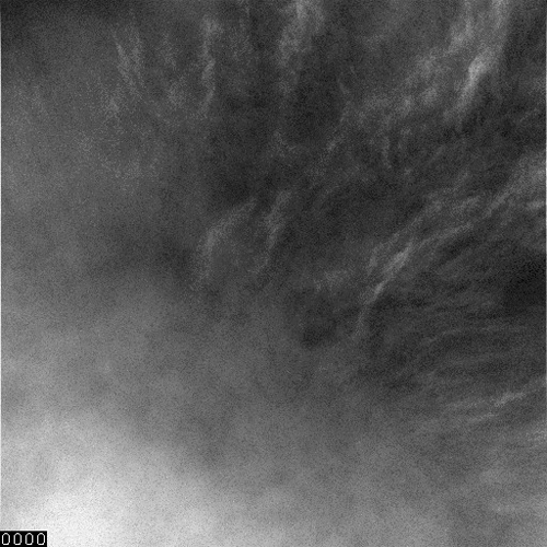 wispy clouds in motion in the sky