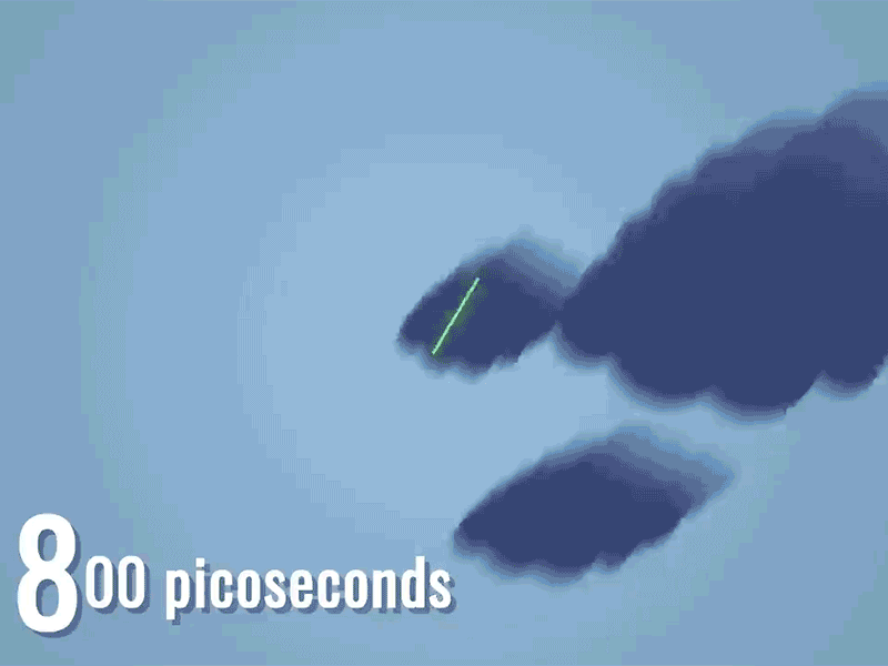 Illustration showing data going to satellite