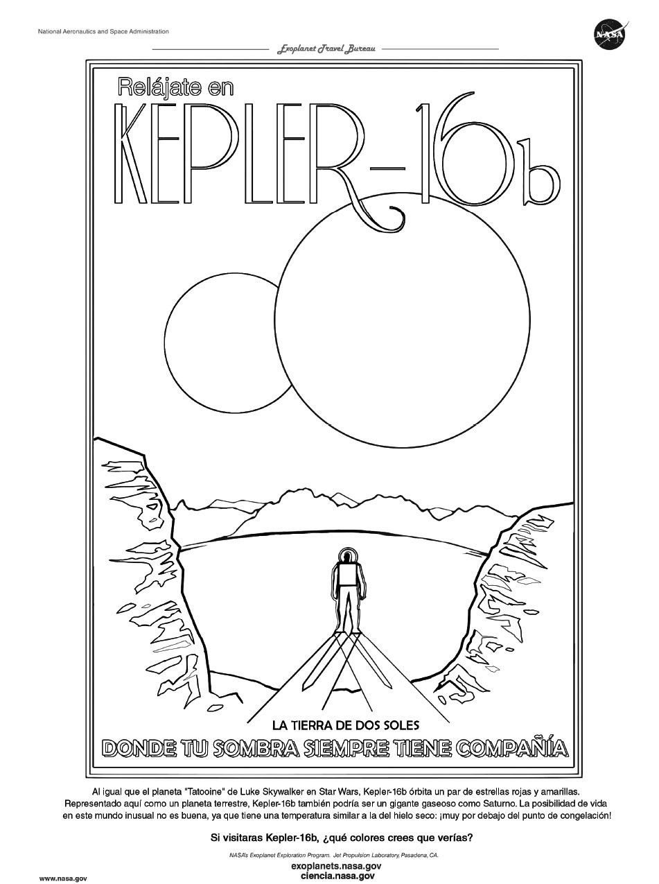 Al igual que el planeta "Tatooine" de Luke Skywalker en Star Wars, Kepler-16b órbita un par de estrellas rojas y amarillas.