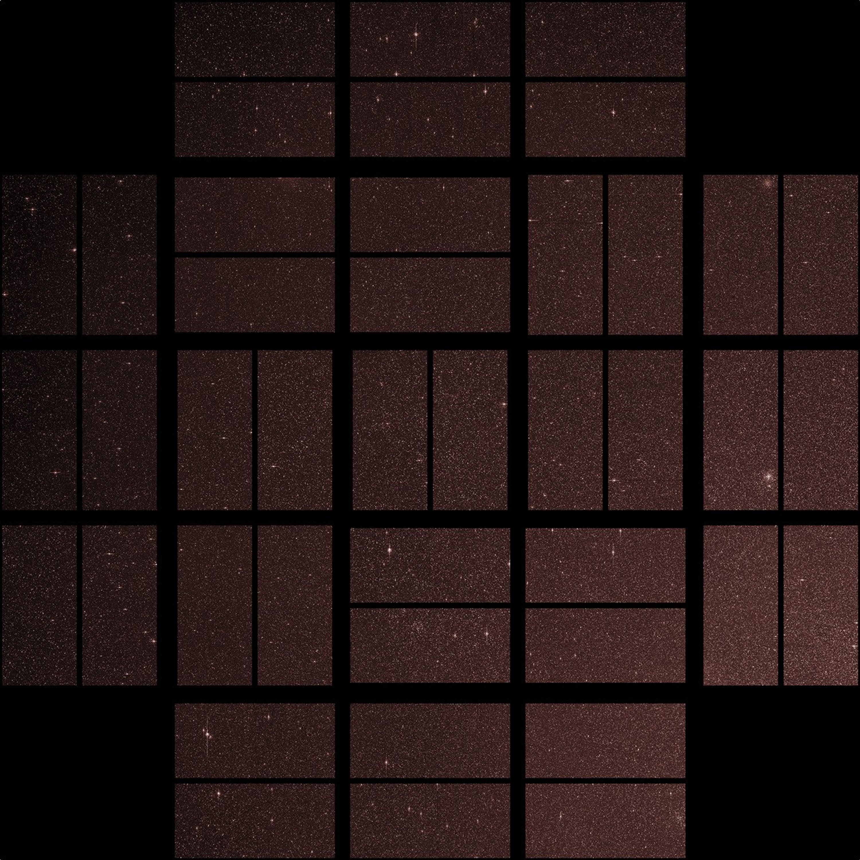 Full Focal Plane Image (First Light for Kepler Photometer)