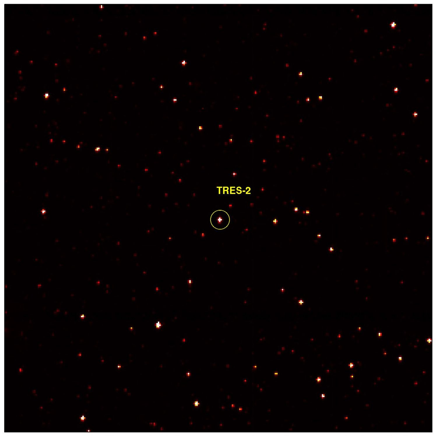Tres-2 - in Kepler Photometer First Light Image