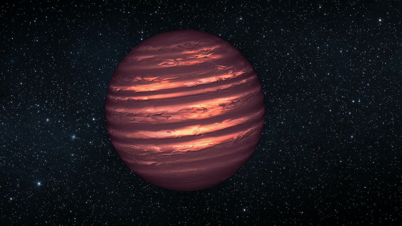 Artist's rendering of a brown dwarf