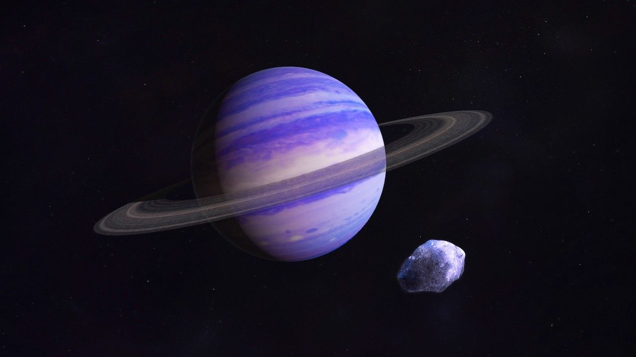 Artist's illustration of a Neptune-like exoplanet