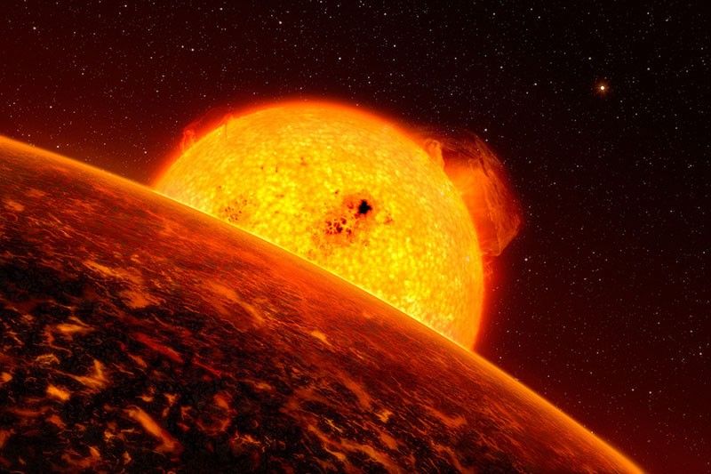 Artist's impression of Corot-7b