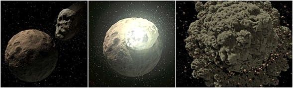 The Rocky World of Young Planetary Systems