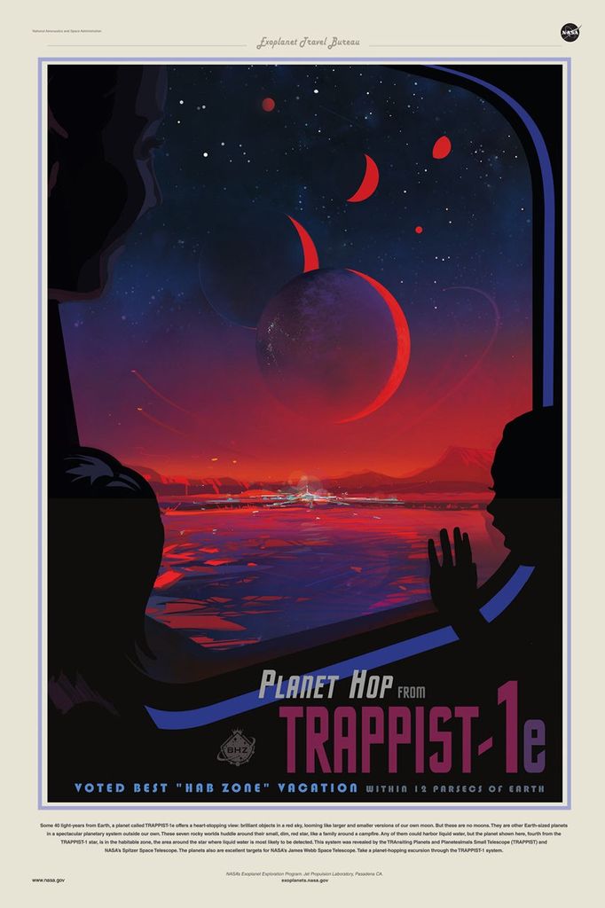 Illustration from the planet's surface.
