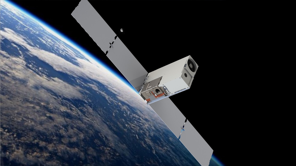 An artist's conception of SPARCS in space.