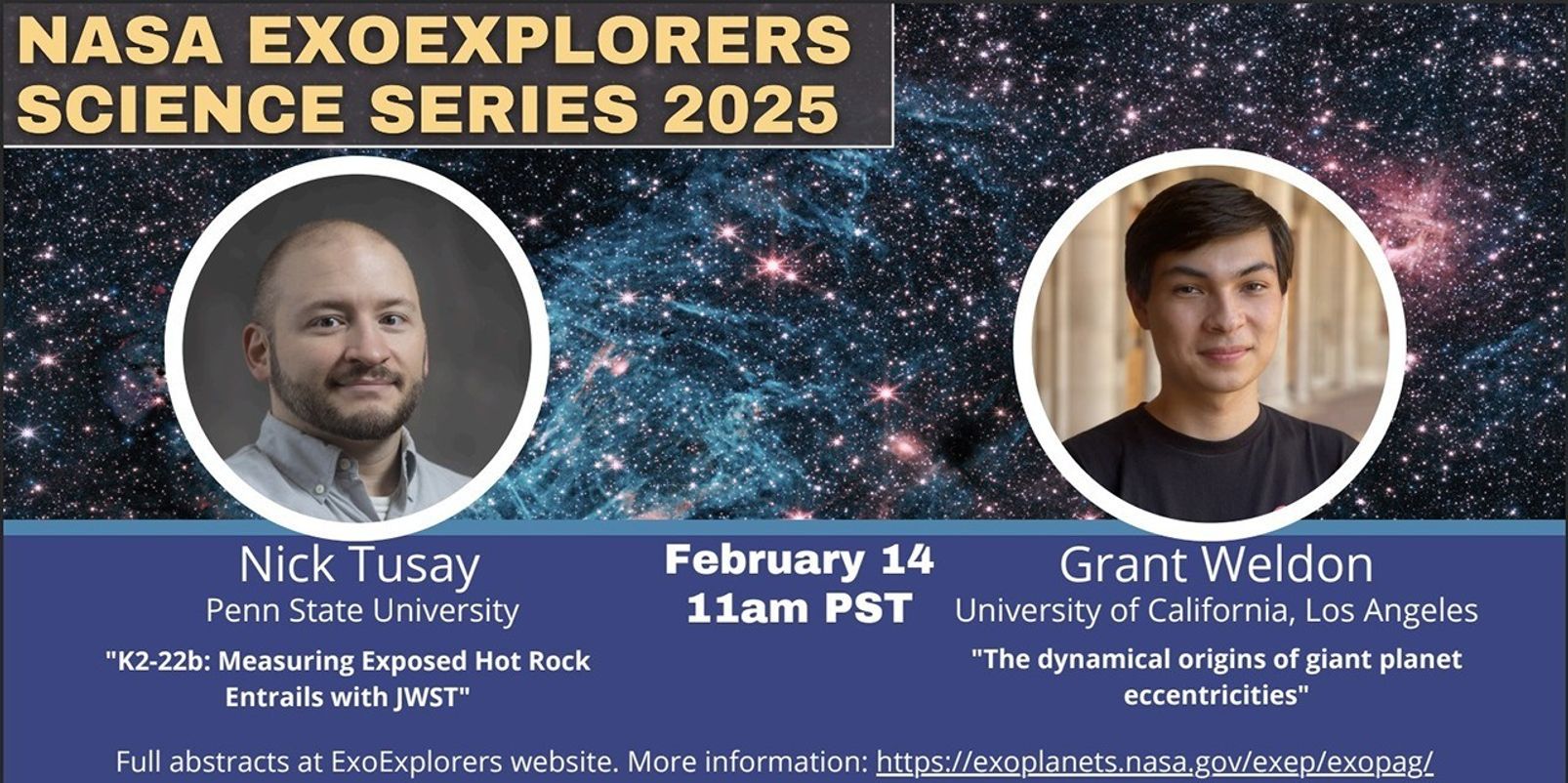 NASA ExoExplorers Science Series - Nick Tusay and Grant Weldon