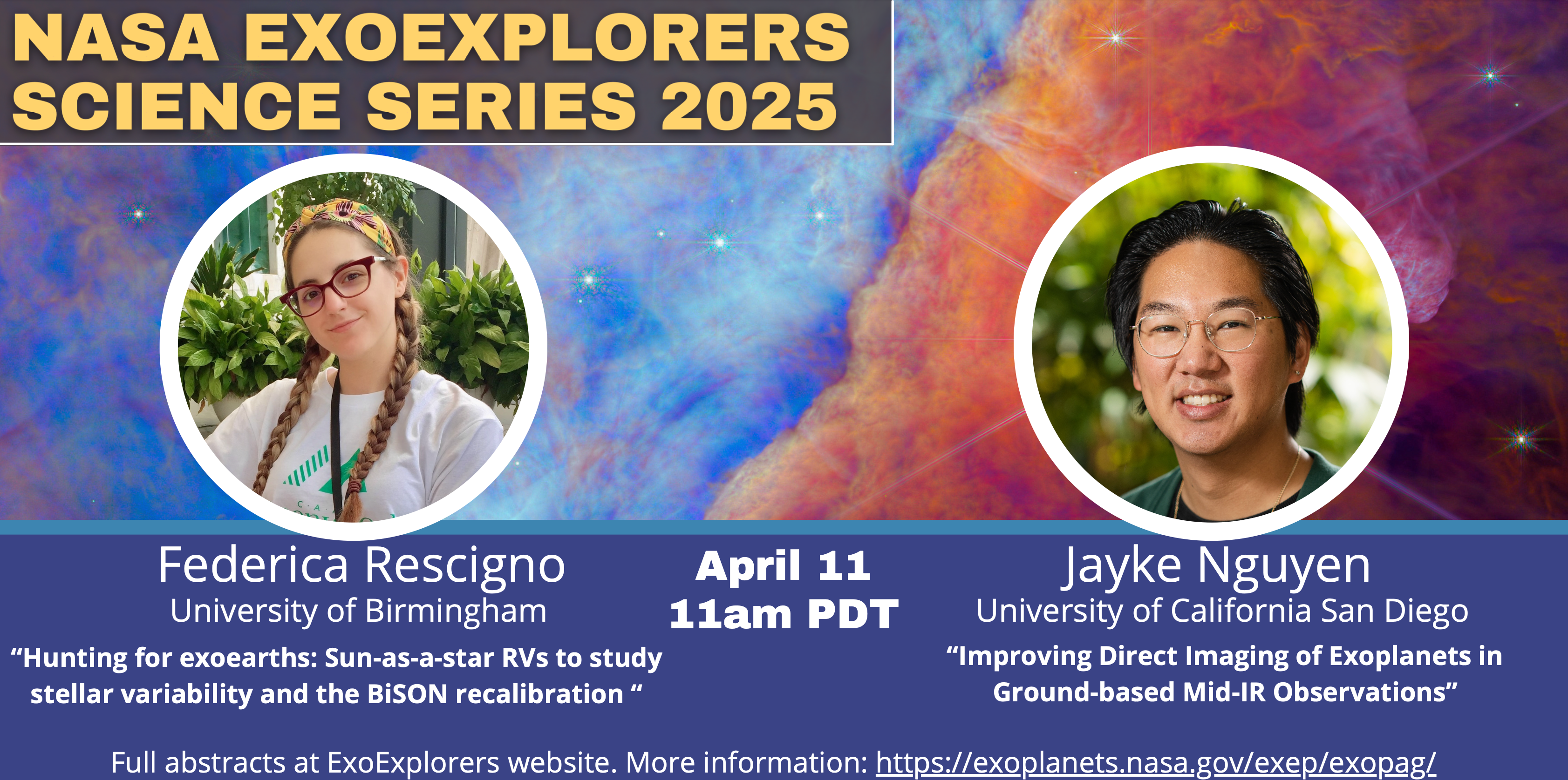 NASA ExoExplorers Science Series - Federica Rescigno and Jayke Nguyen