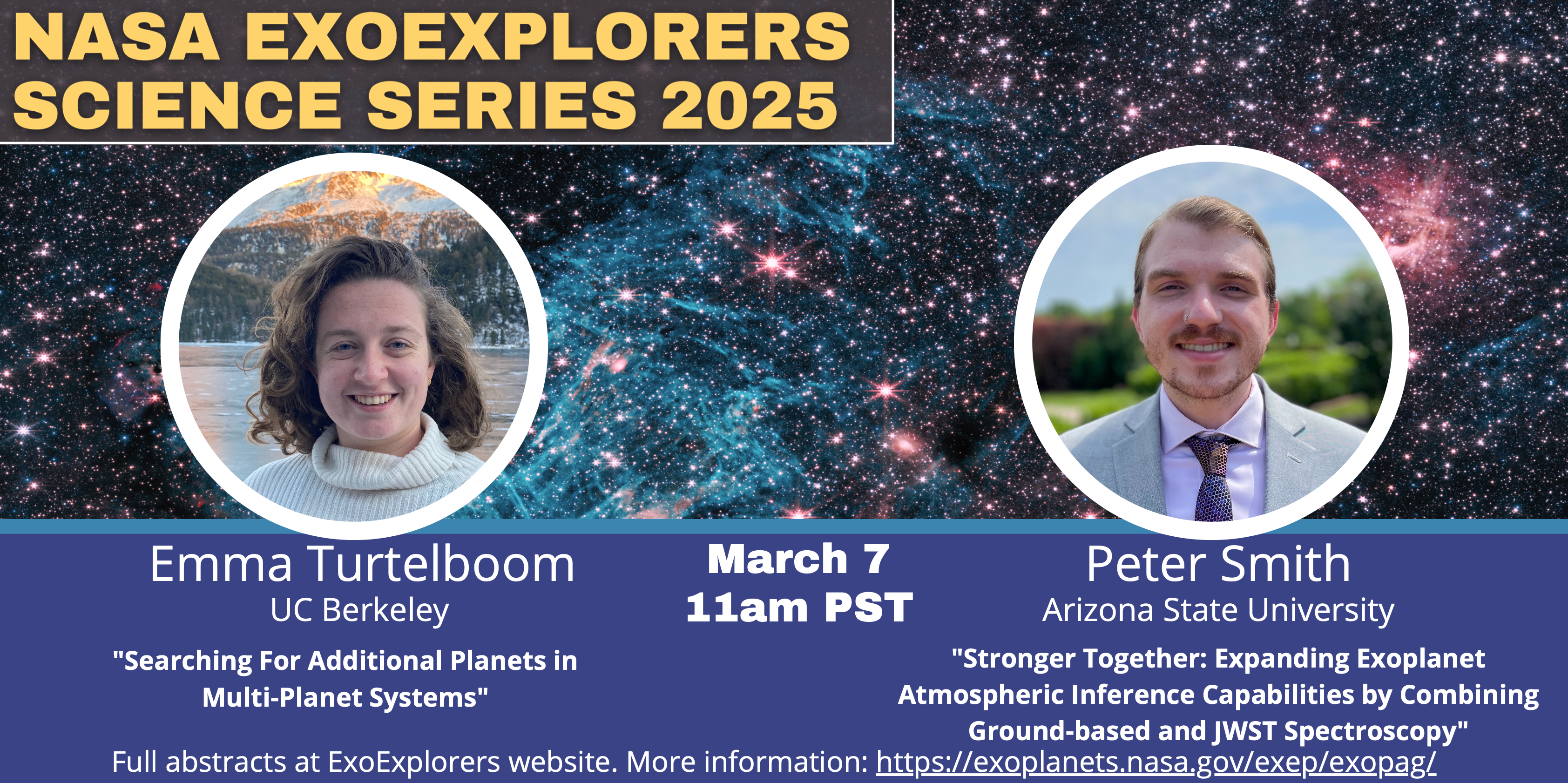 NASA ExoExplorers Science Series - Emma Turtelboom and Peter Smith