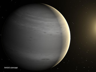 Helium-Shrouded Planets (Artist's Concept)