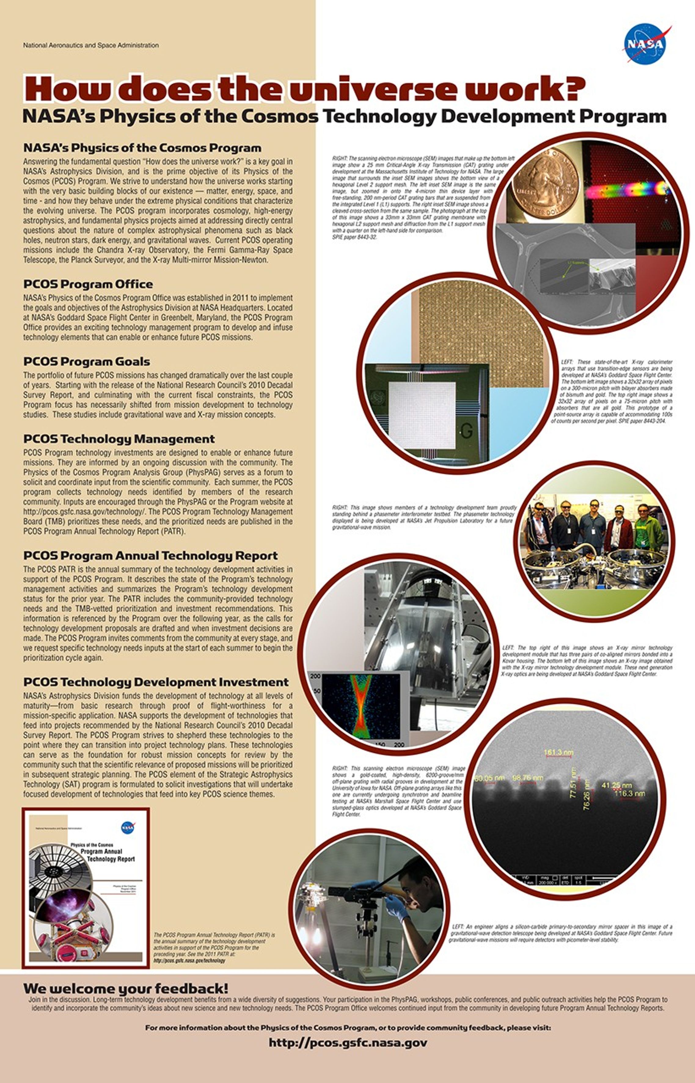 2012 Physics of the Cosmos (PhysCOS) SPIE poster