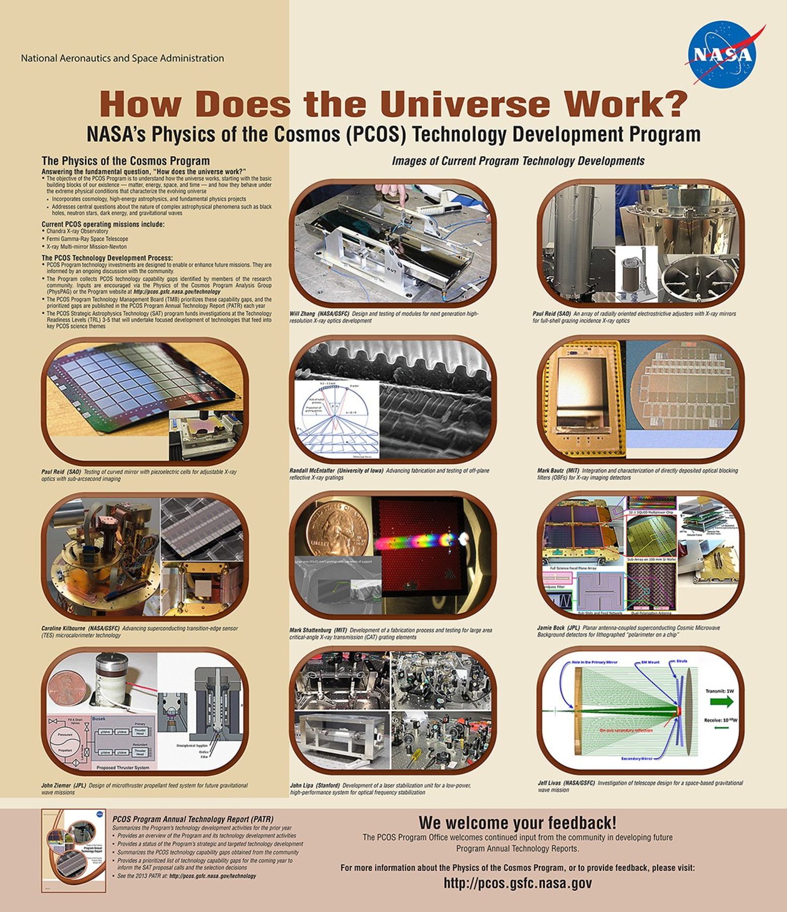 2013 Physics of the Cosmos (PhysCOS) AAS Poster