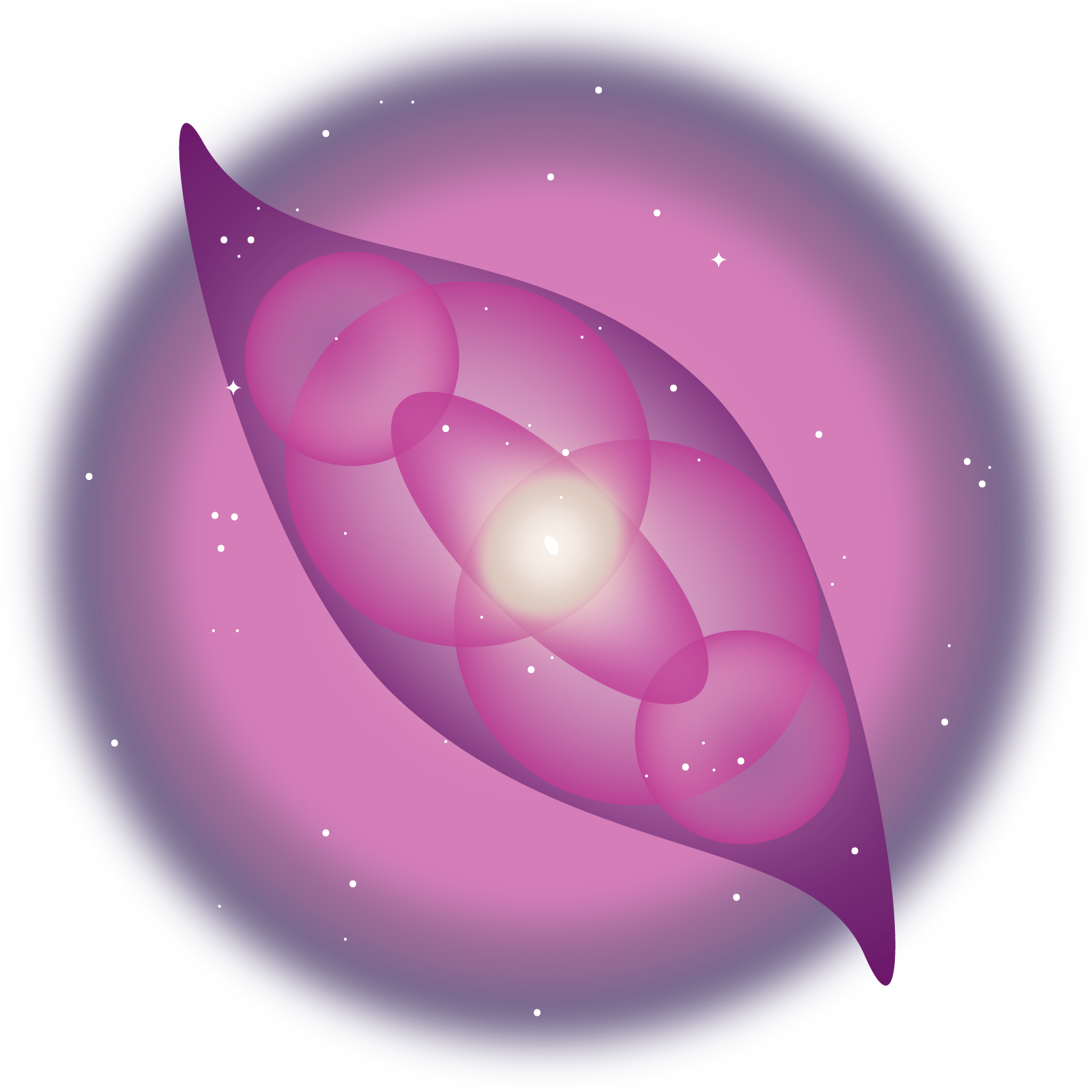 An illustration of a planetary nebula.