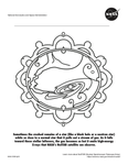 A coloring page for NASA's NuSTAR mission.
