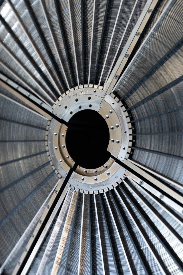 close-up photo of XRISM mirrors