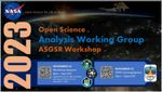 Image of the 2023 Analysis Working Group Workshop Flyer.