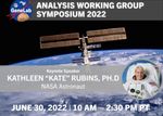Analysis Working Group Symposium 2022 Flyer.