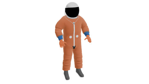 Advanced Crew Escape Suit, a 3D model from NASA/Michael D. Carbajal