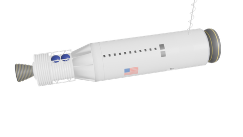 Agena Target Vehicle, a 3D model from NASA/Michael D. Carbajal