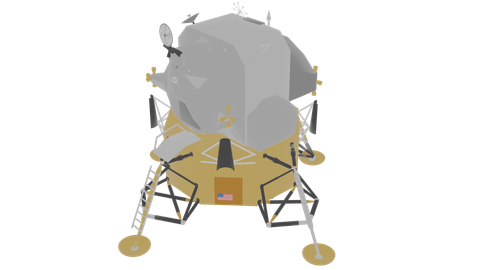 Apollo Lunar Module, a 3D model from NASA/Michael D. Carbajal