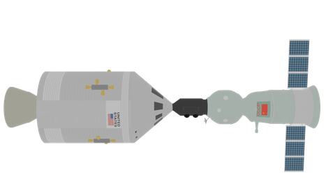 Apollo Soyuz, a 3D model from NASA/Michael D. Carbajal