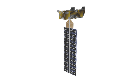 Aqua (B), a 3D model from NASA/Brian E. Kumanchik