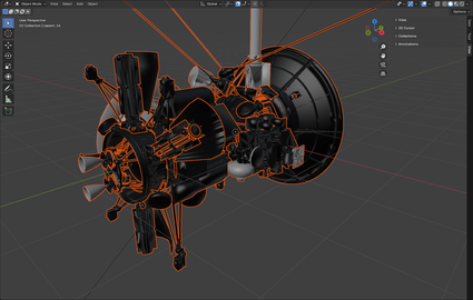 Cassini Assembly, a 3D model from NASA/JPL/Solar System Simulator